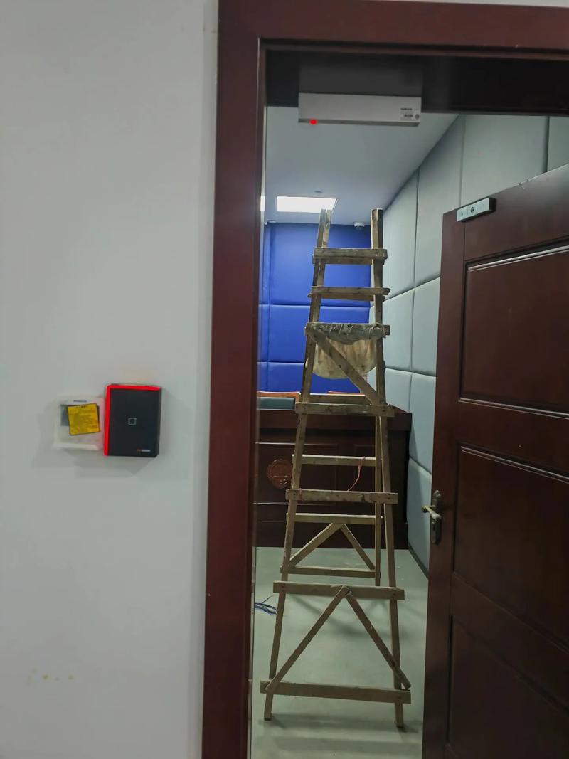 智能化弱电工程 #门禁系统 门禁安装调试